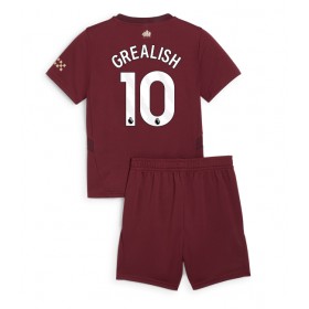 Dětské fotbalový komplet Manchester City Jack Grealish #10 Tretí košile 2024-25 Krátkým Rukávem